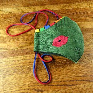 Custom Embroidered Face Mask w/ stretchy band